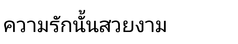 Preview of Noto Sans Thai Regular